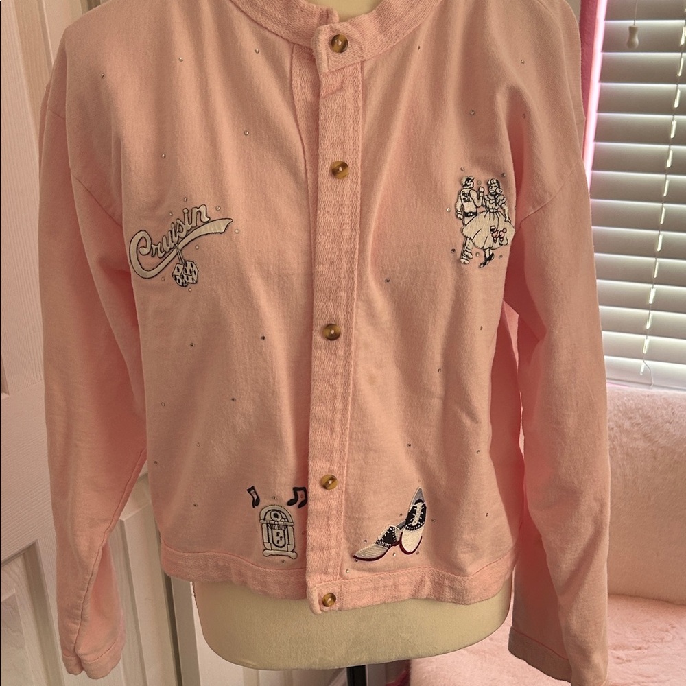 Pink Jacket with Embellishments